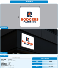 CUSTOM MOCKUP SIGN FOR Billy Rodgers