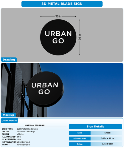 CUSTOM MOCKUP SIGN FOR Marwan farahan
