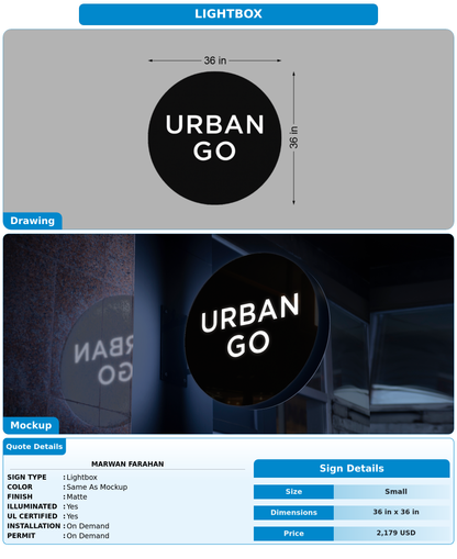 CUSTOM MOCKUP SIGN FOR Marwan farahan