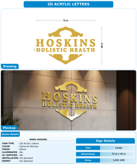 CUSTOM MOCKUP SIGN FOR Mark hoskins