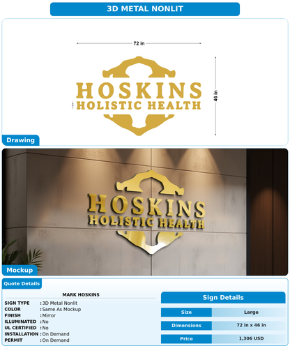CUSTOM MOCKUP SIGN FOR Mark hoskins