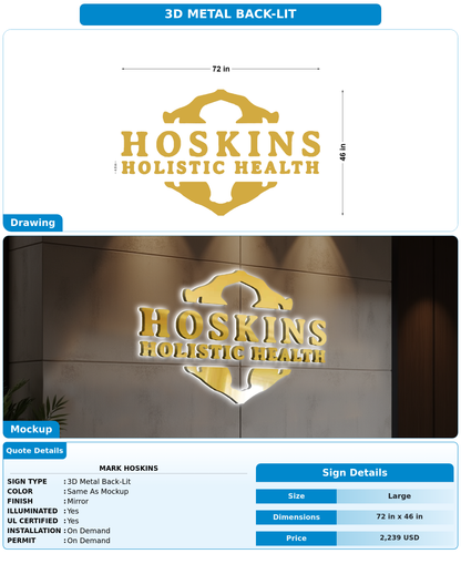 CUSTOM MOCKUP SIGN FOR Mark hoskins