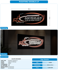 CUSTOM MOCKUP SIGN FOR Calista  DeCesaro