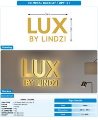 CUSTOM MOCKUP SIGN FOR Daniel Lessard