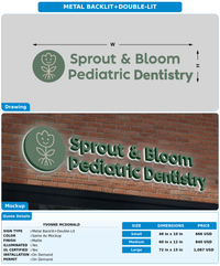 CUSTOM MOCKUP SIGN FOR Yvonne Mcdonald