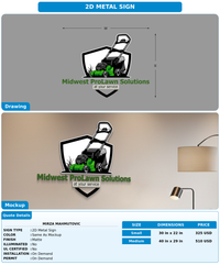 CUSTOM MOCKUP SIGN FOR Mirza Mahmutovic