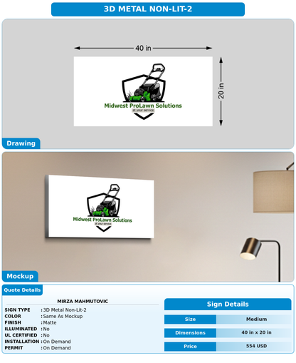 CUSTOM MOCKUP SIGN FOR Mirza Mahmutovic
