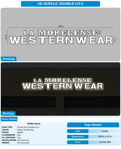 CUSTOM MOCKUP SIGN FOR Pedro avila