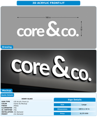 CUSTOM MOCKUP SIGN FOR Henry blake
