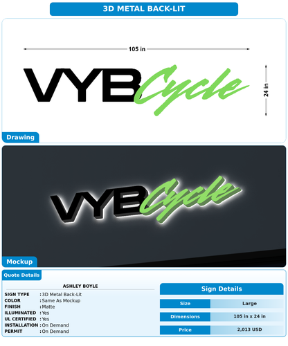 CUSTOM MOCKUP SIGN FOR Ashley Boyle