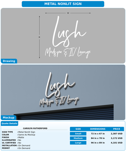 CUSTOM MOCKUP SIGN FOR Carolyn Rutherford