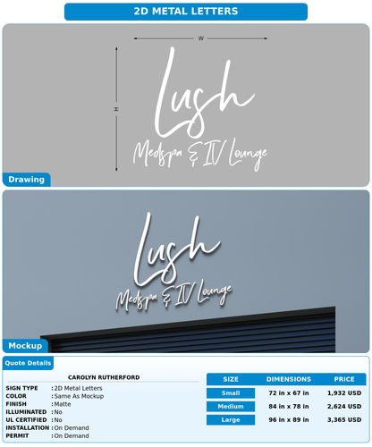 CUSTOM MOCKUP SIGN FOR Carolyn Rutherford