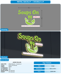 CUSTOM MOCKUP SIGN FOR Johnie Mullins