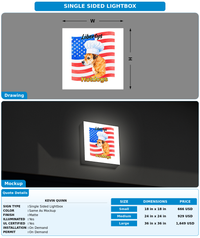 CUSTOM MOCKUP SIGN FOR Kevin Quinn