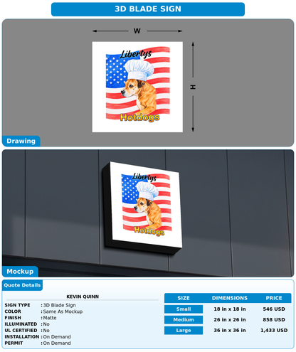 CUSTOM MOCKUP SIGN FOR Kevin Quinn