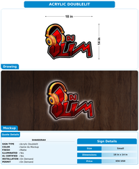 CUSTOM MOCKUP SIGN FOR Shakeerah