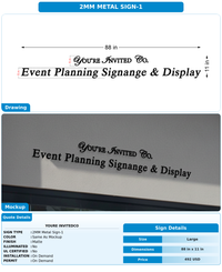 CUSTOM MOCKUP SIGN FOR Youre Invitedco