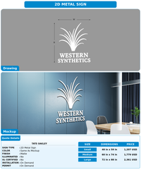 CUSTOM MOCKUP SIGN FOR Tate Oakley
