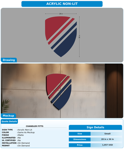 CUSTOM MOCKUP SIGN FOR Chandler Fitts