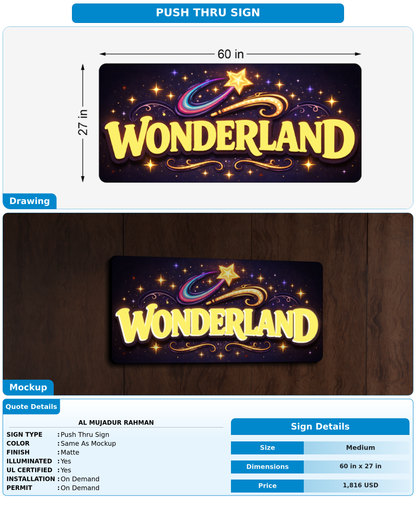 CUSTOM MOCKUP SIGN FOR Al Mujadur Rahman