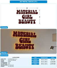 CUSTOM MOCKUP SIGN FOR Aliyah Dixon