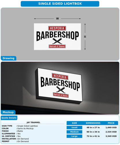 CUSTOM MOCKUP SIGN FOR Jay Trammel