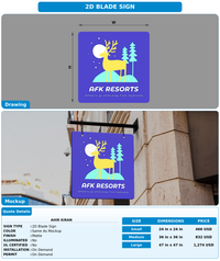 CUSTOM MOCKUP SIGN FOR Ahir kiran