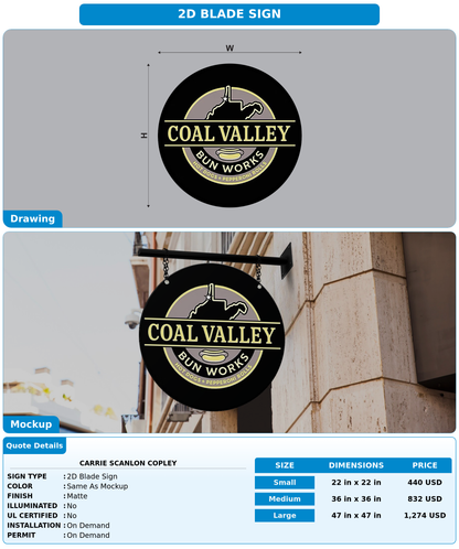CUSTOM MOCKUP SIGN FOR Carrie Scanlon Copley