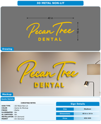CUSTOM MOCKUP SIGN FOR Christina Reyes