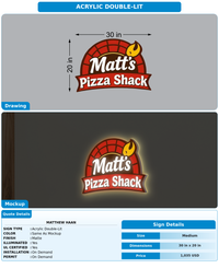 CUSTOM MOCKUP SIGN FOR Matthew Haan