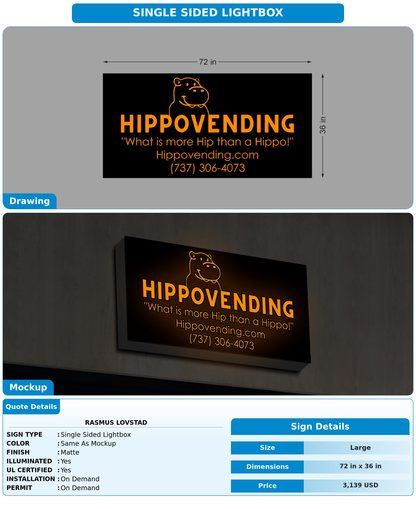 CUSTOM MOCKUP SIGN FOR Rasmus Lovstad