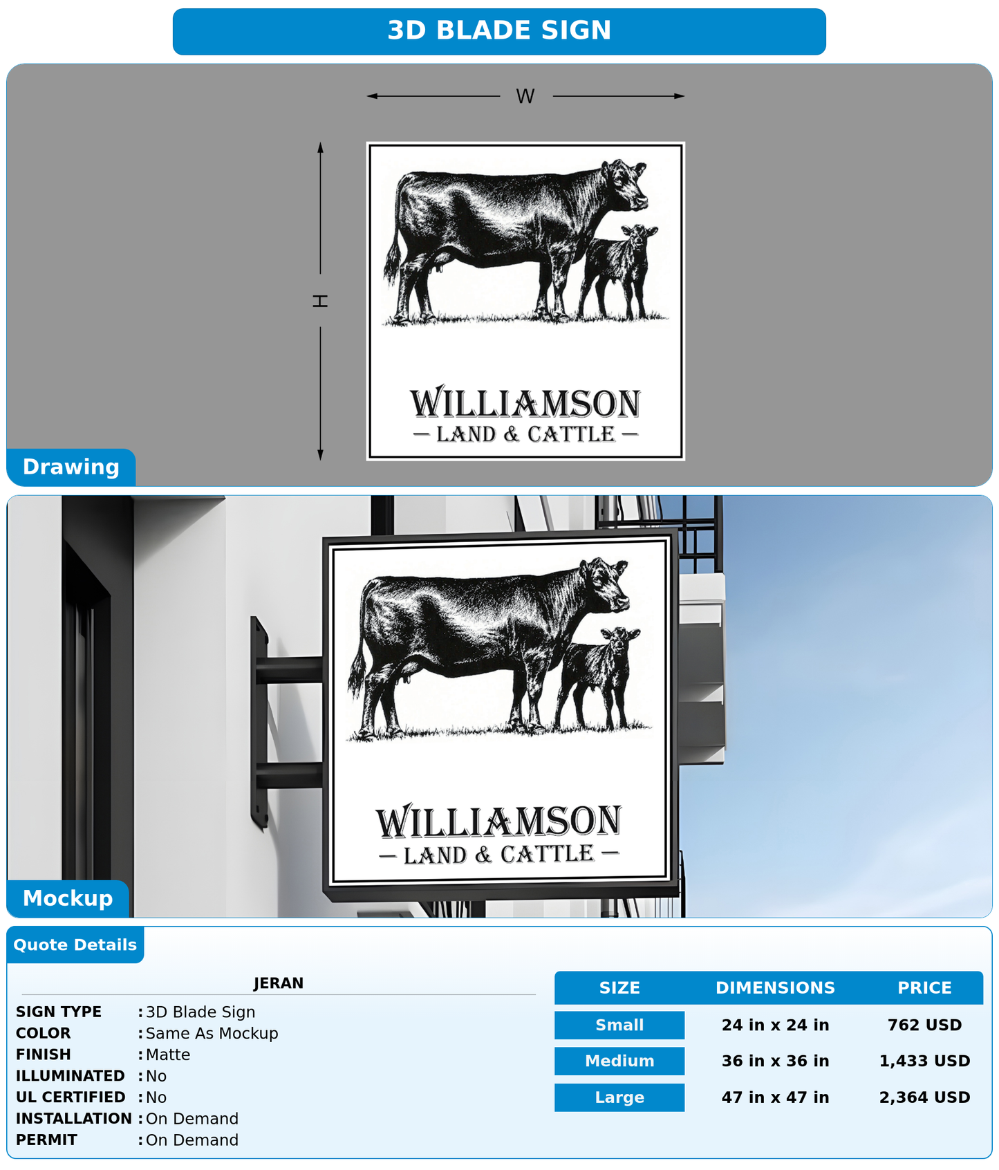 CUSTOM MOCKUP SIGN FOR Jeran