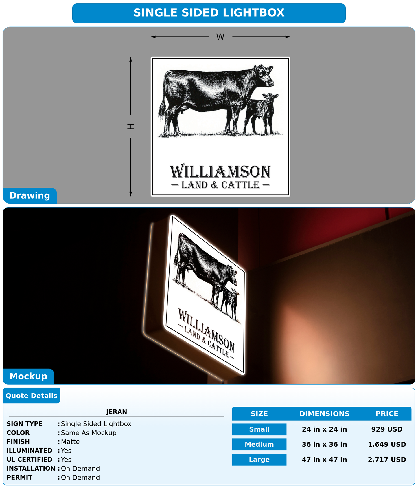 CUSTOM MOCKUP SIGN FOR Jeran