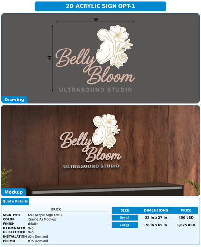 CUSTOM MOCKUP SIGN FOR Erick