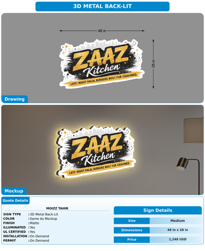 CUSTOM MOCKUP SIGN FOR Moizz tahir
