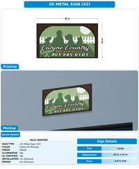 CUSTOM MOCKUP SIGN FOR Kelly Winfree