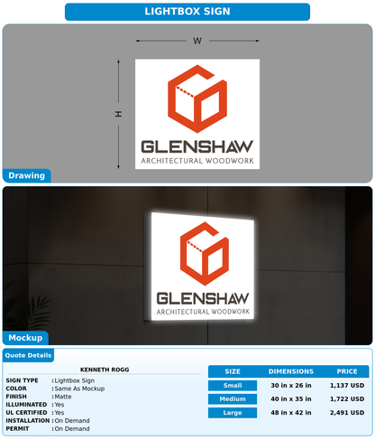 CUSTOM MOCKUP SIGN FOR Kenneth Rogg