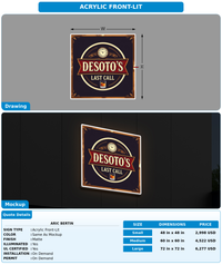 CUSTOM MOCKUP SIGN FOR Aric Bertin