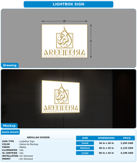 CUSTOM MOCKUP SIGN FOR Abdullah Hussein