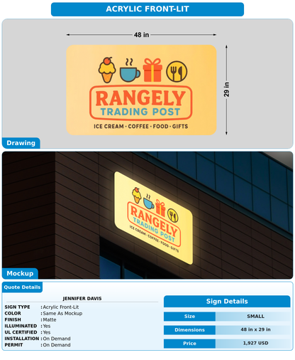 CUSTOM MOCKUP SIGN FOR Jennifer Davis