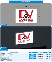 CUSTOM MOCKUP SIGN FOR Anthony Harvey