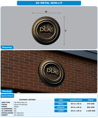 CUSTOM MOCKUP SIGN FOR Solmarie centeno