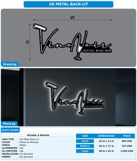 CUSTOM MOCKUP SIGN FOR Michael A Brooks