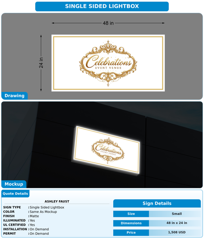 CUSTOM MOCKUP SIGN FOR Ashley Faust