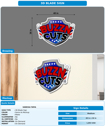 CUSTOM MOCKUP SIGN FOR Vanessa Tapia