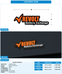 CUSTOM MOCKUP SIGN FOR Joshua Herhold