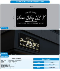 CUSTOM MOCKUP SIGN FOR Marie Fleurival