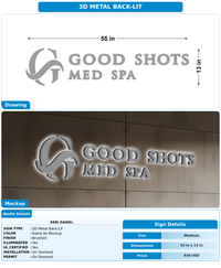 CUSTOM MOCKUP SIGN FOR Keri Daniel