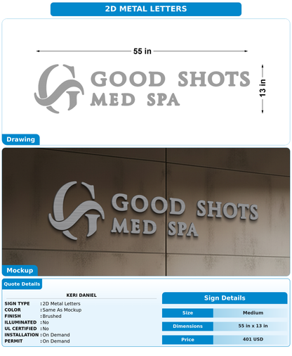 CUSTOM MOCKUP SIGN FOR Keri Daniel