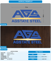 CUSTOM MOCKUP SIGN FOR Jeffrey Witmer